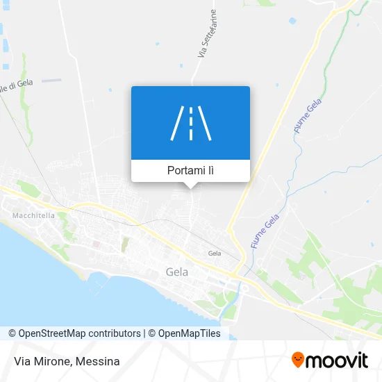 Mappa Via Mirone