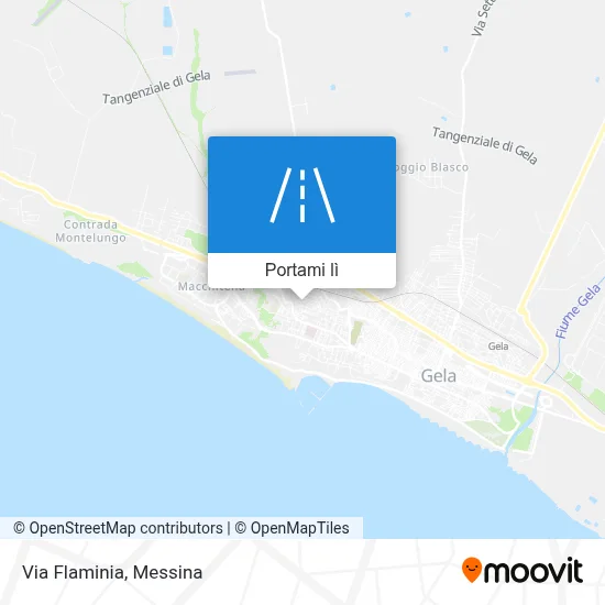 Mappa Via Flaminia