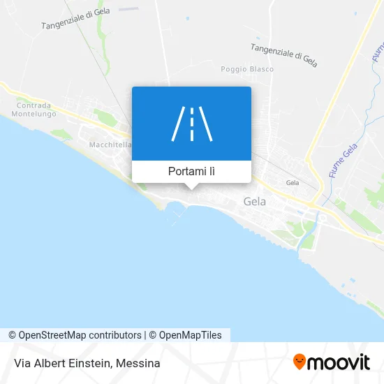 Mappa Via Albert Einstein