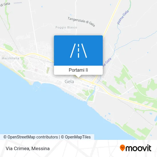 Mappa Via Crimea