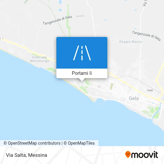 Mappa Via Salta