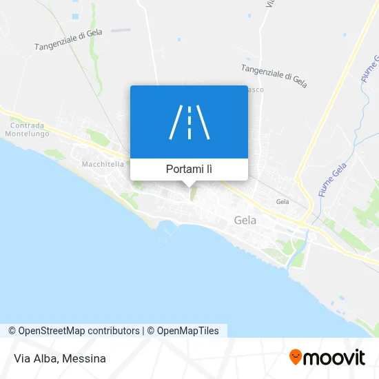Mappa Via Alba