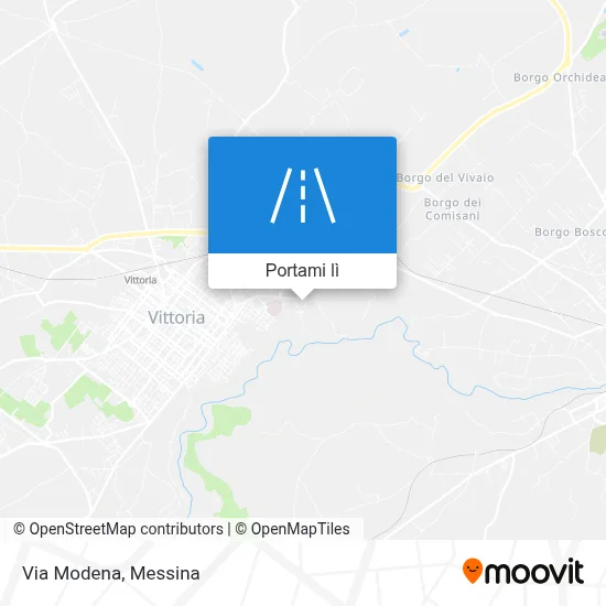 Mappa Via Modena