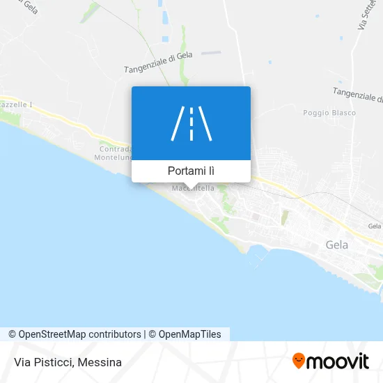 Mappa Via Pisticci