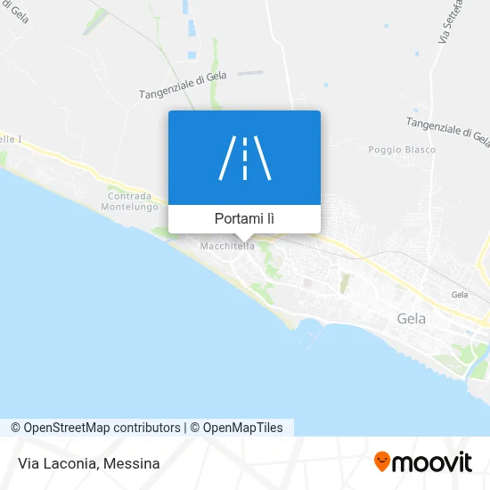 Mappa Via Laconia