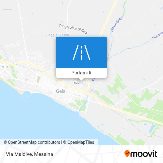 Mappa Via Maldive