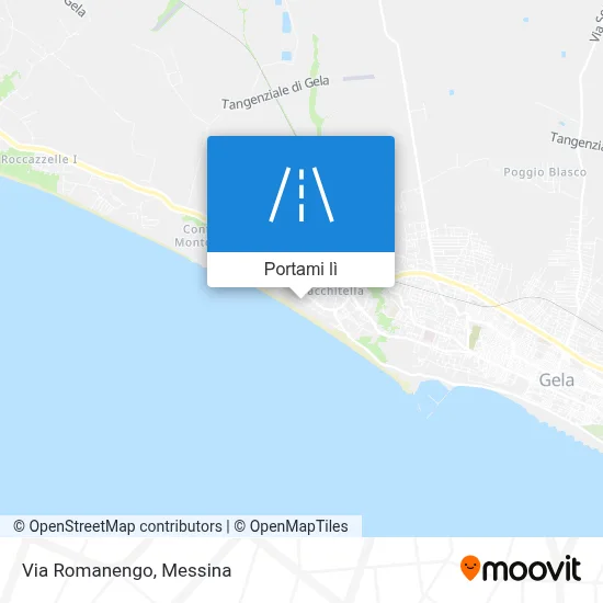 Mappa Via Romanengo