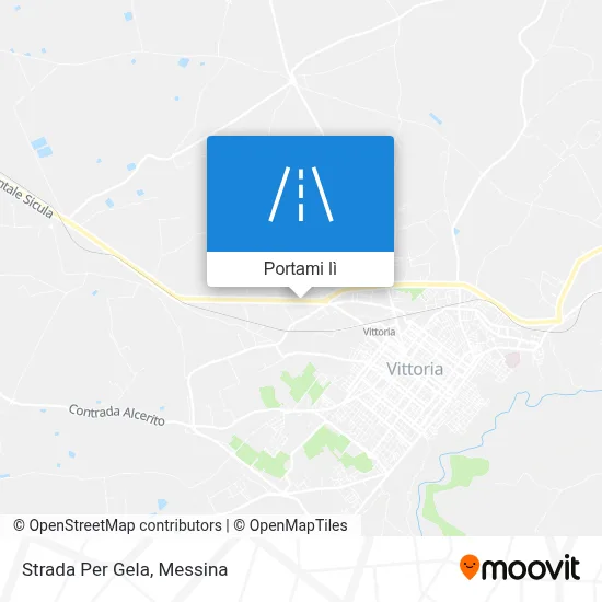 Mappa Strada Per Gela