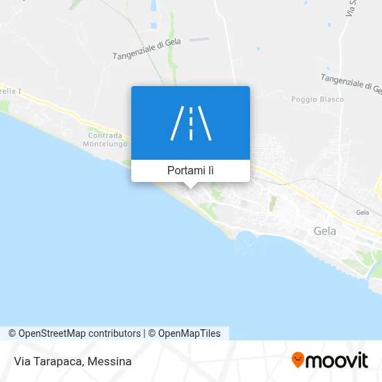 Mappa Via Tarapaca