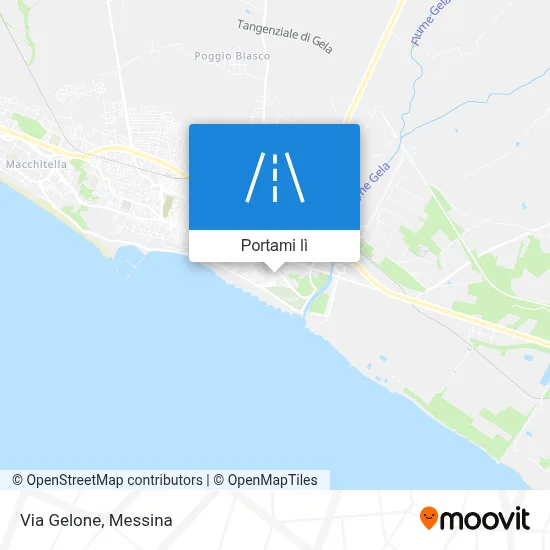 Mappa Via Gelone