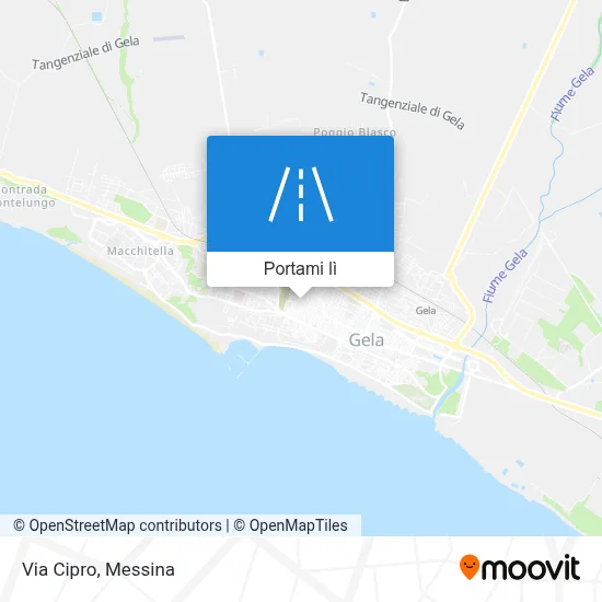 Mappa Via Cipro