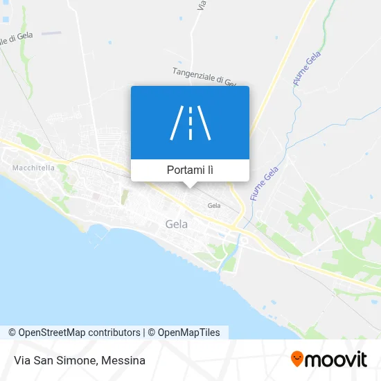 Mappa Via San Simone