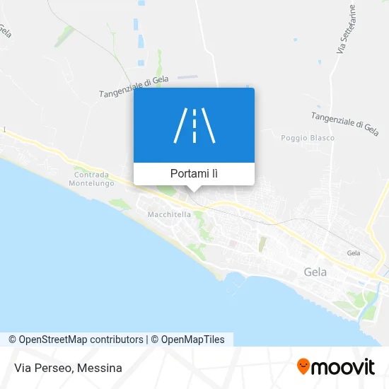 Mappa Via Perseo