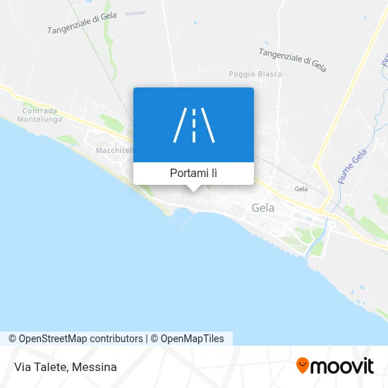 Mappa Via Talete
