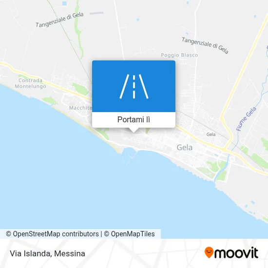 Mappa Via Islanda