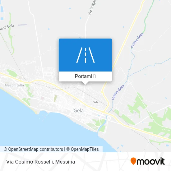 Mappa Via Cosimo Rosselli