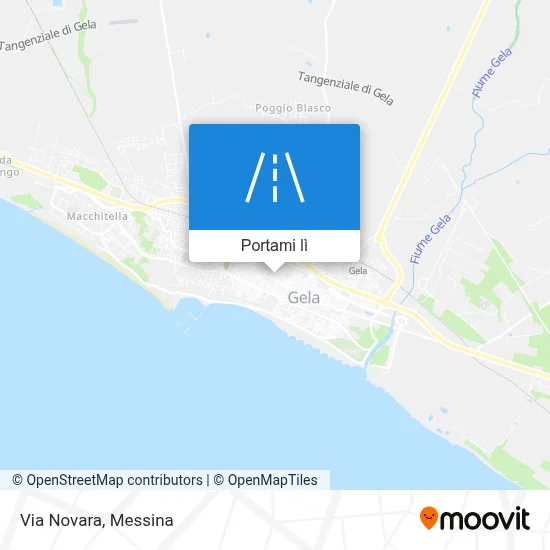 Mappa Via Novara