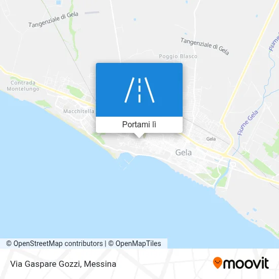 Mappa Via Gaspare Gozzi