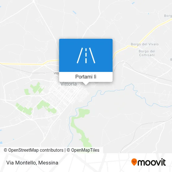Mappa Via Montello
