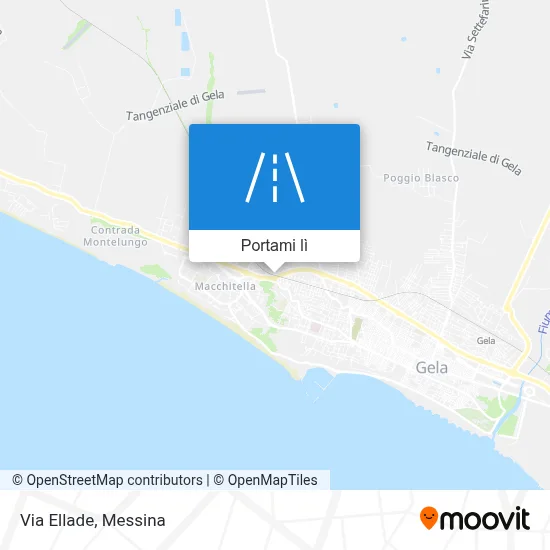 Mappa Via Ellade