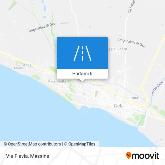 Mappa Via Flavia