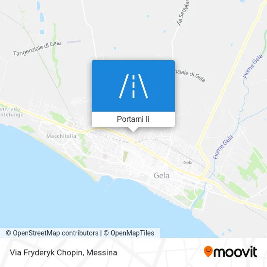 Mappa Via Fryderyk Chopin