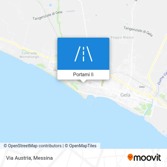 Mappa Via Austria