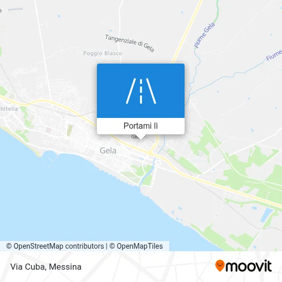 Mappa Via Cuba