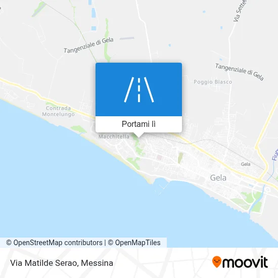 Mappa Via Matilde Serao