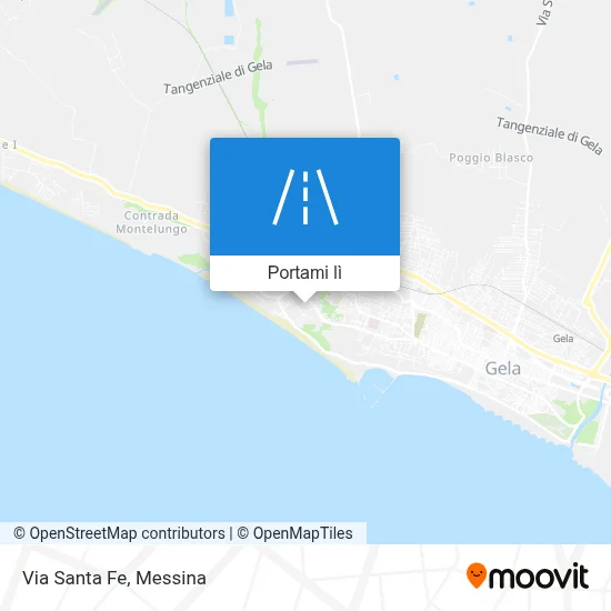 Mappa Via Santa Fe