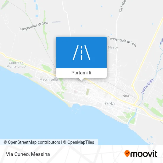 Mappa Via Cuneo