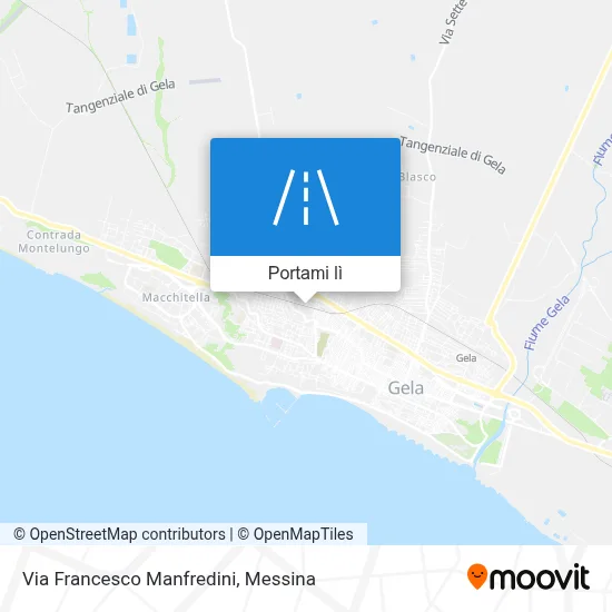 Mappa Via Francesco Manfredini