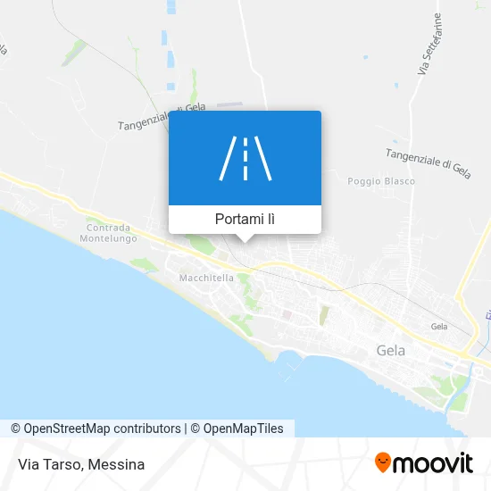 Mappa Via Tarso