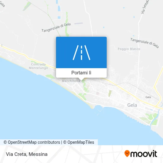 Mappa Via Creta