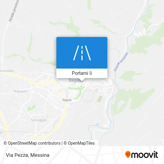 Mappa Via Pezza