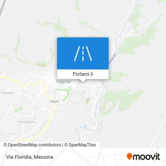 Mappa Via Floridia