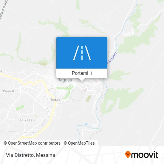 Mappa Via Distretto