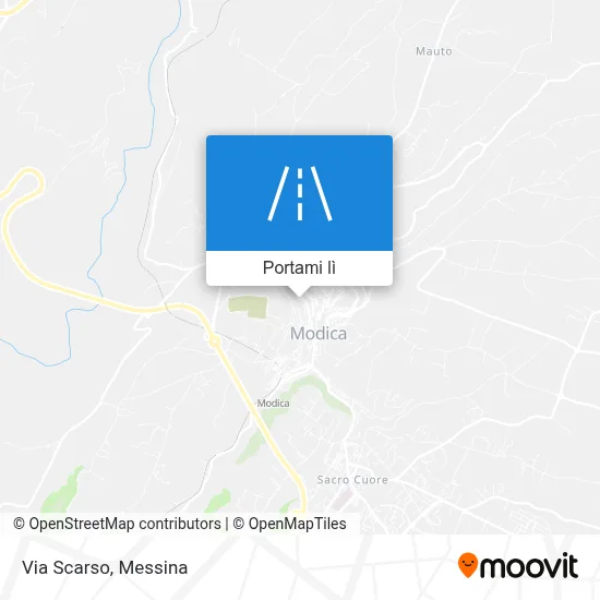 Mappa Via Scarso