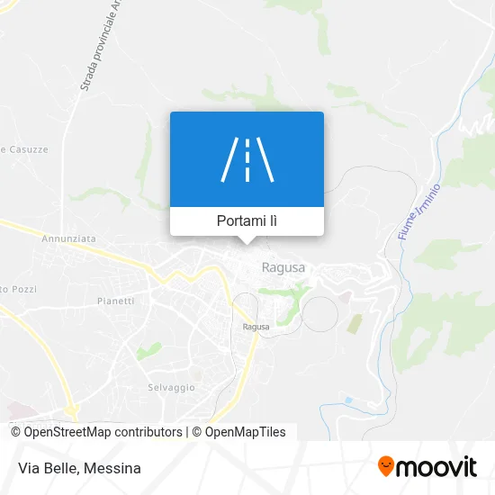 Mappa Via Belle