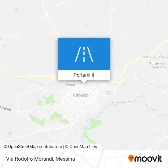 Mappa Via Rodolfo Morandi