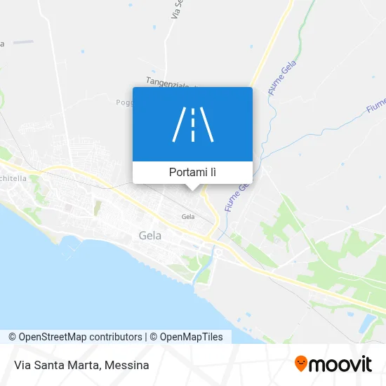 Mappa Via Santa Marta