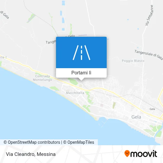 Mappa Via Cleandro