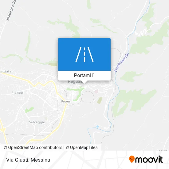 Mappa Via Giusti