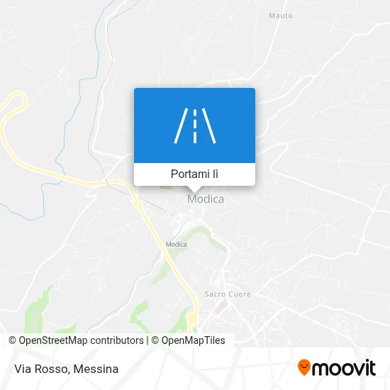 Mappa Via Rosso
