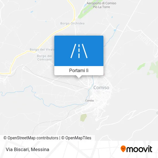 Mappa Via Biscari