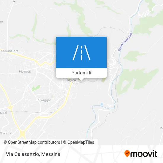 Mappa Via Calasanzio
