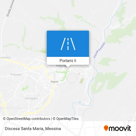Mappa Discesa Santa Maria