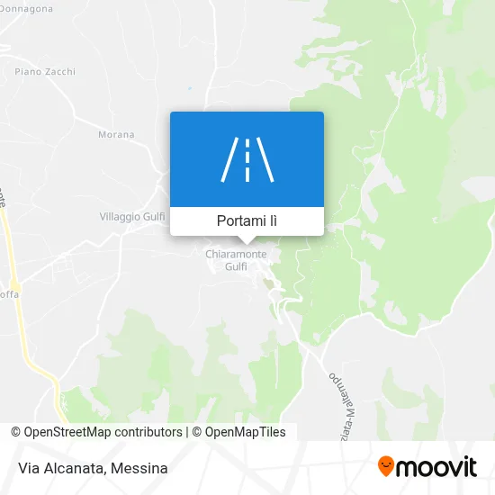 Mappa Via Alcanata