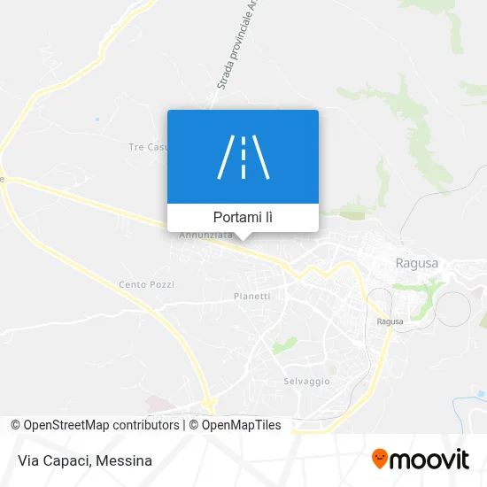 Mappa Via Capaci