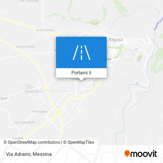 Mappa Via Adrano